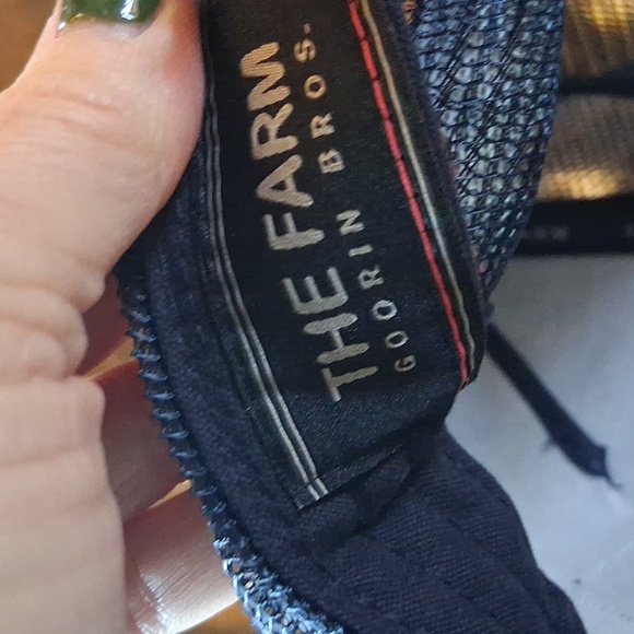 Goorin Bros Navy Lone Wolf Trucker Hat - Picture 2 of 4